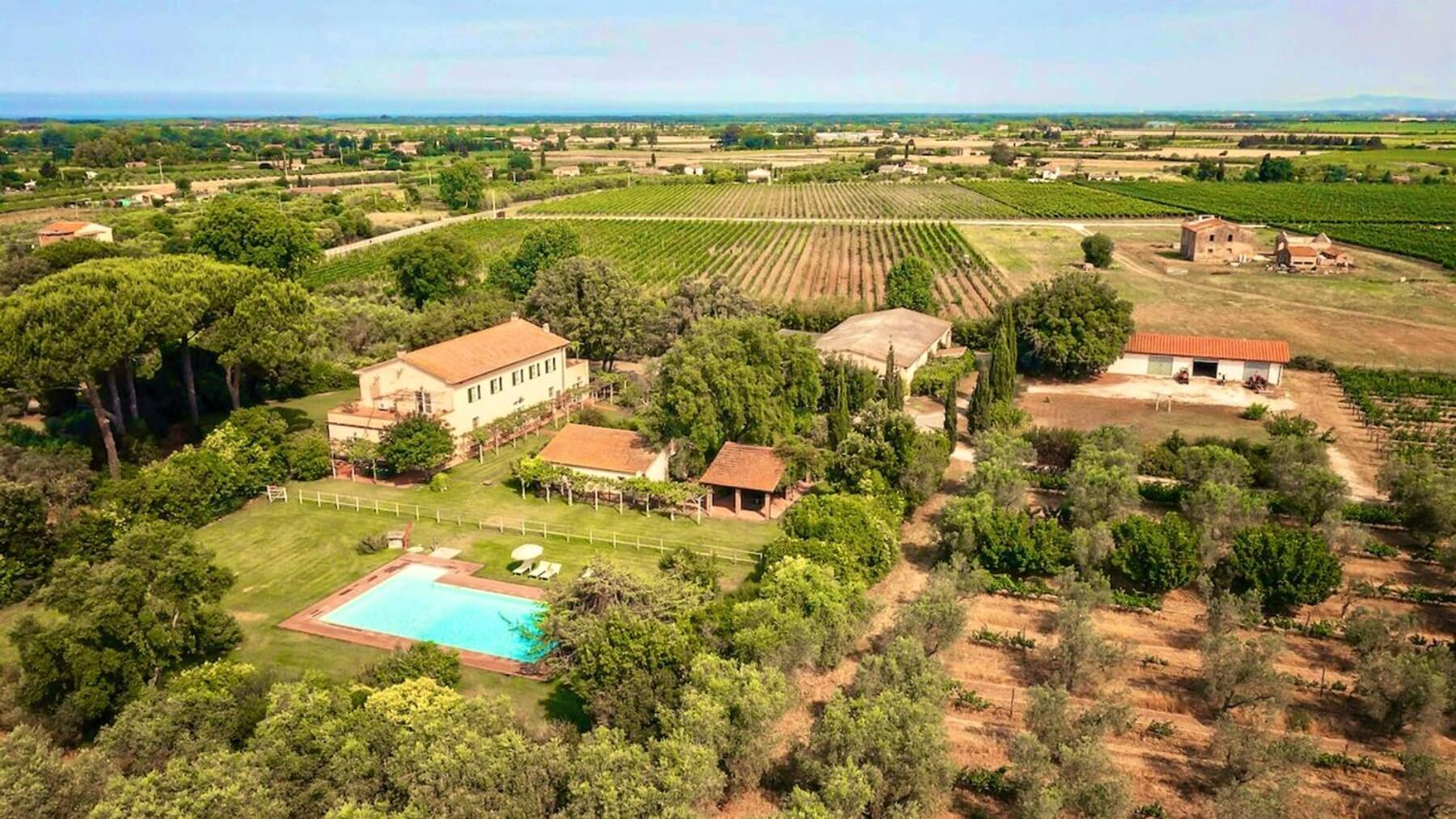 Bb Villa Bolgheri Mare Donoratico Exterior foto